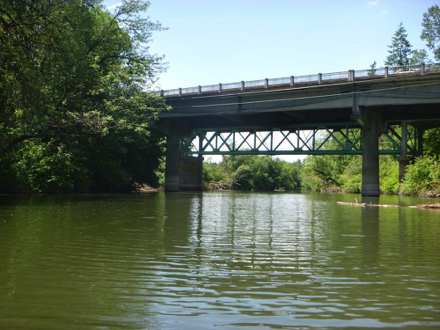 Hwy 99W bridge over the Tualatin River – 1.7 miles from Cook Park launch – a common turnaround point